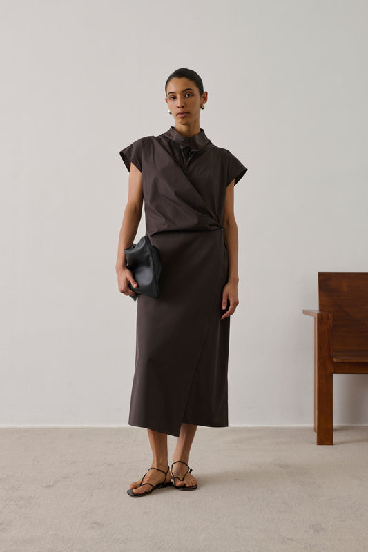 Robe Foggia - Marron - Femme