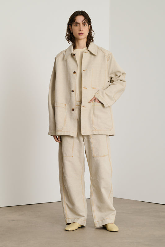 Veste Darhan - Écru - Coton - Femme