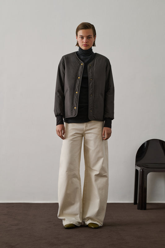 Blouson Goji - Gris Foncé - Coton - Femme