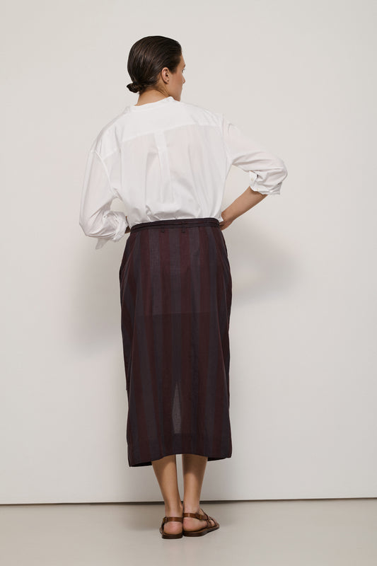 JUPE LA GONNA BORDEAUX