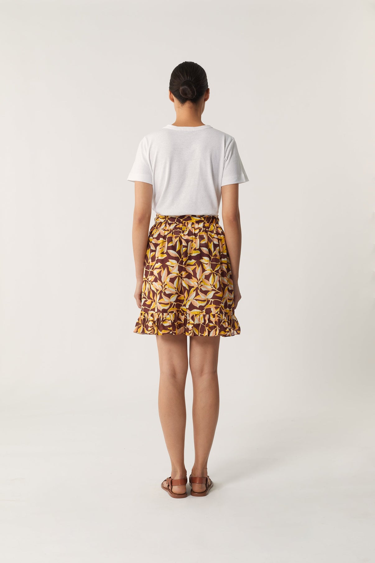 JUPE MIAMI JAUNE vue 3