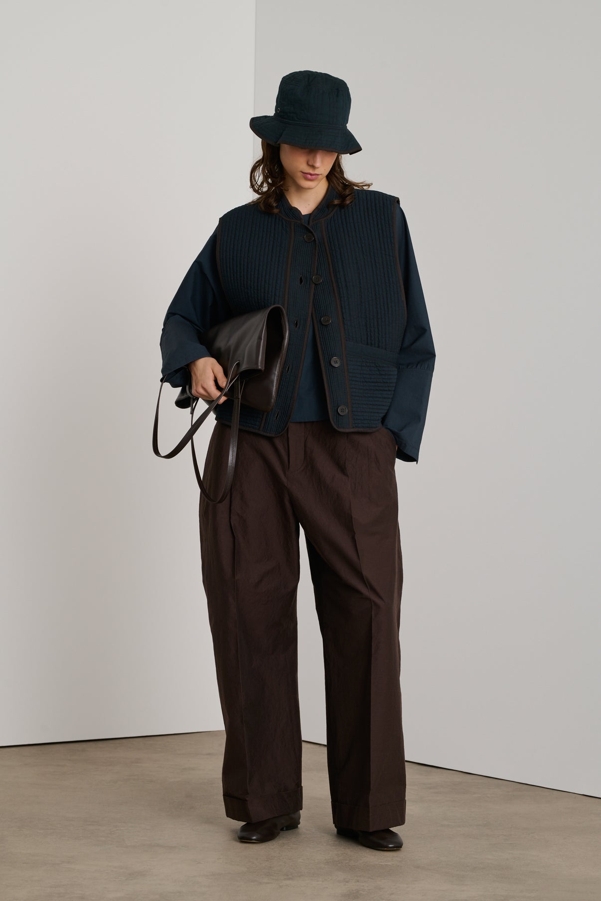 Chapeau Dagger - Ardoise Foncée - Coton - Femme vue 3