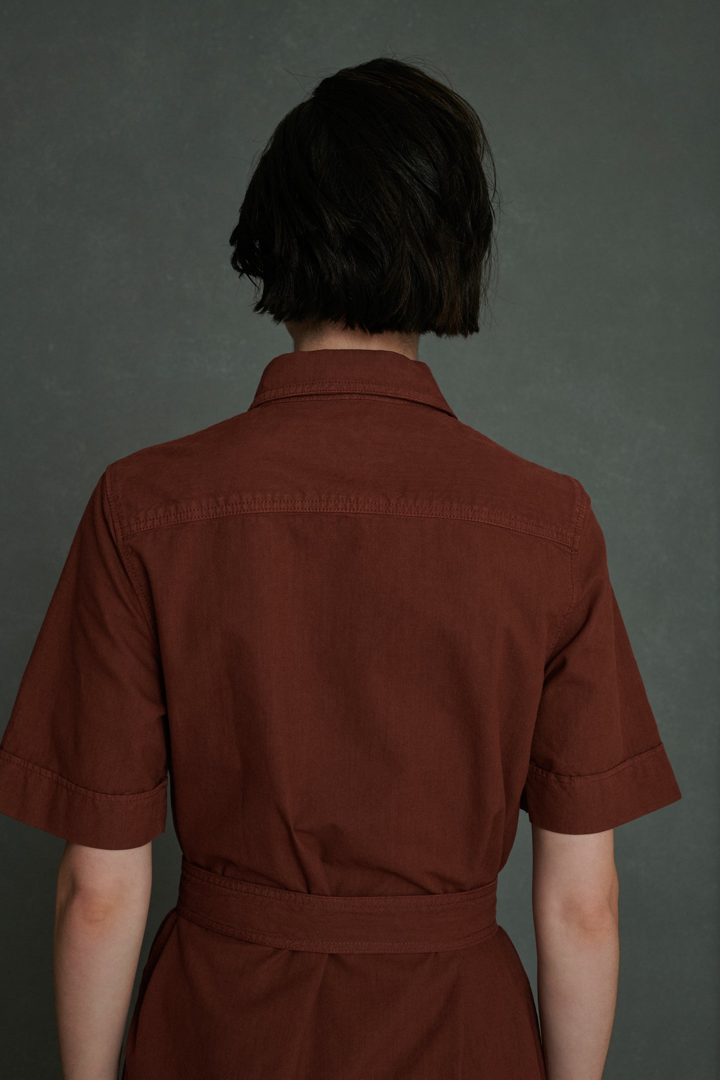 Robe Aziza - Terracotta - Coton - Femme