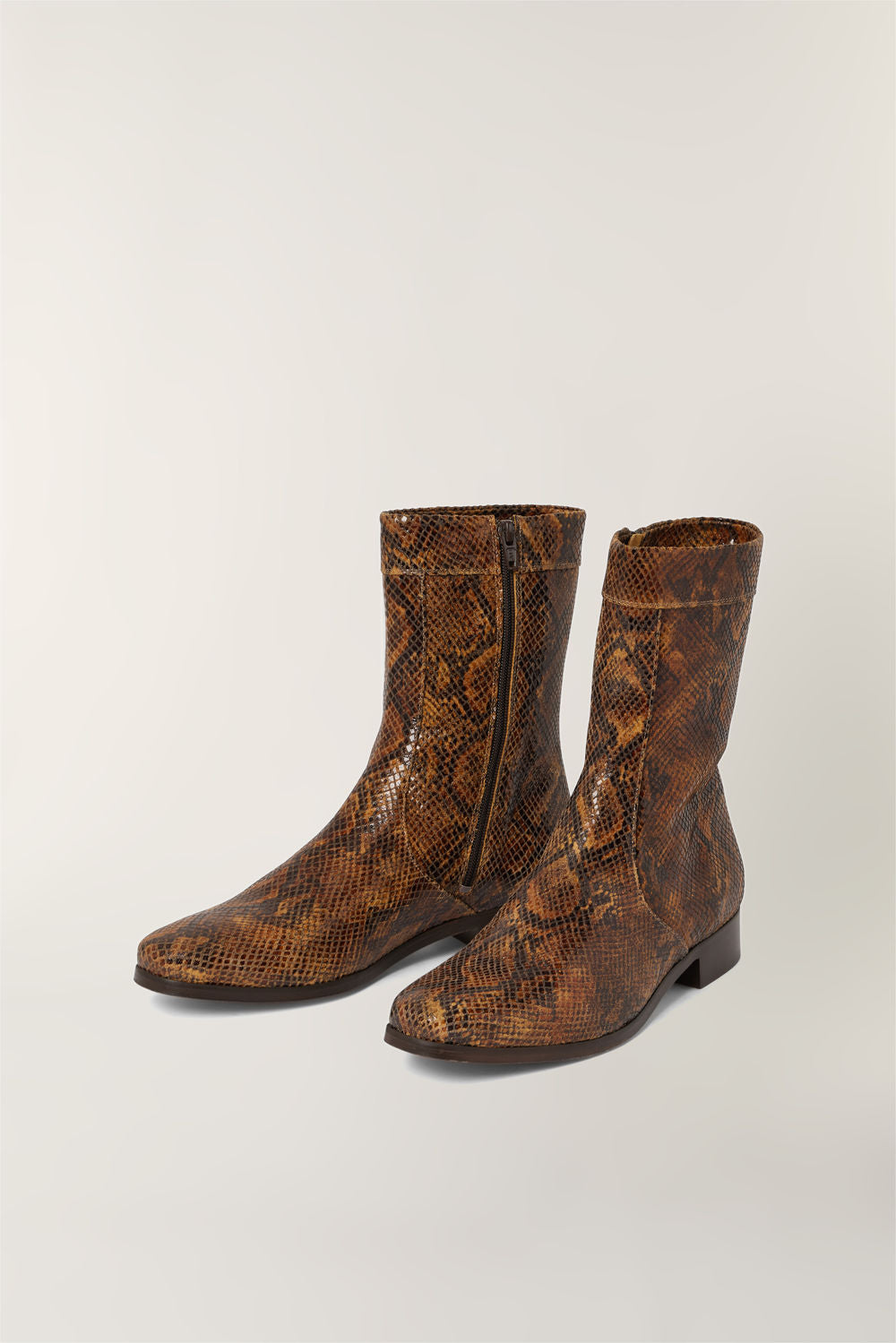 BOOTS ÉCAILLE PYTHON