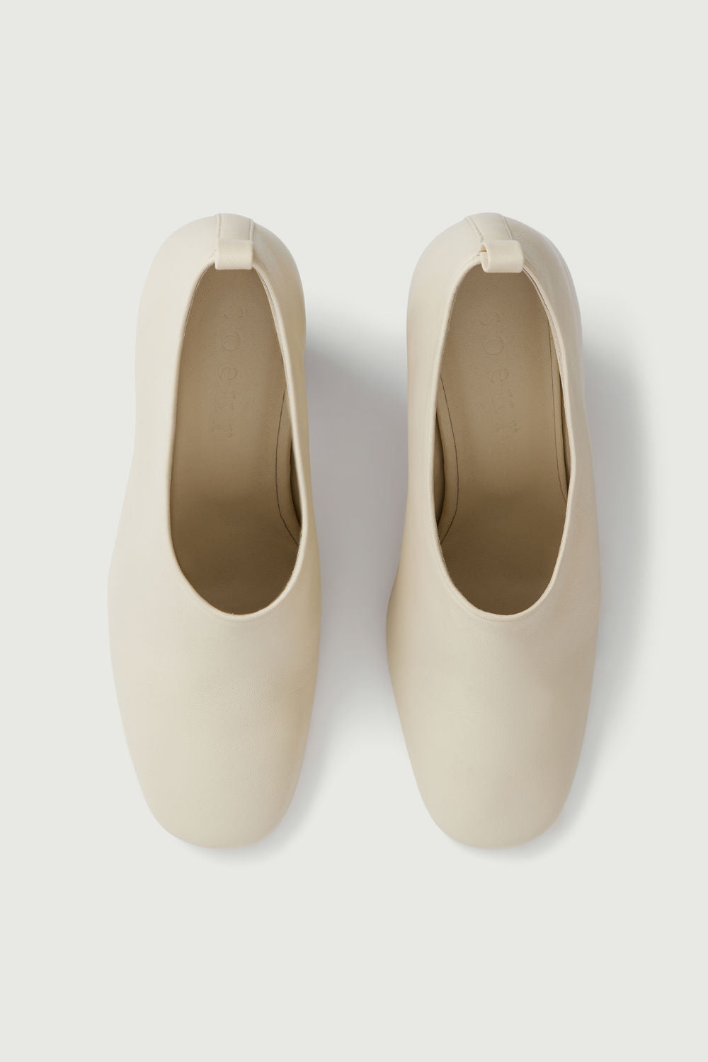 Escarpins Thea - Ivoire - Cuir - Femme