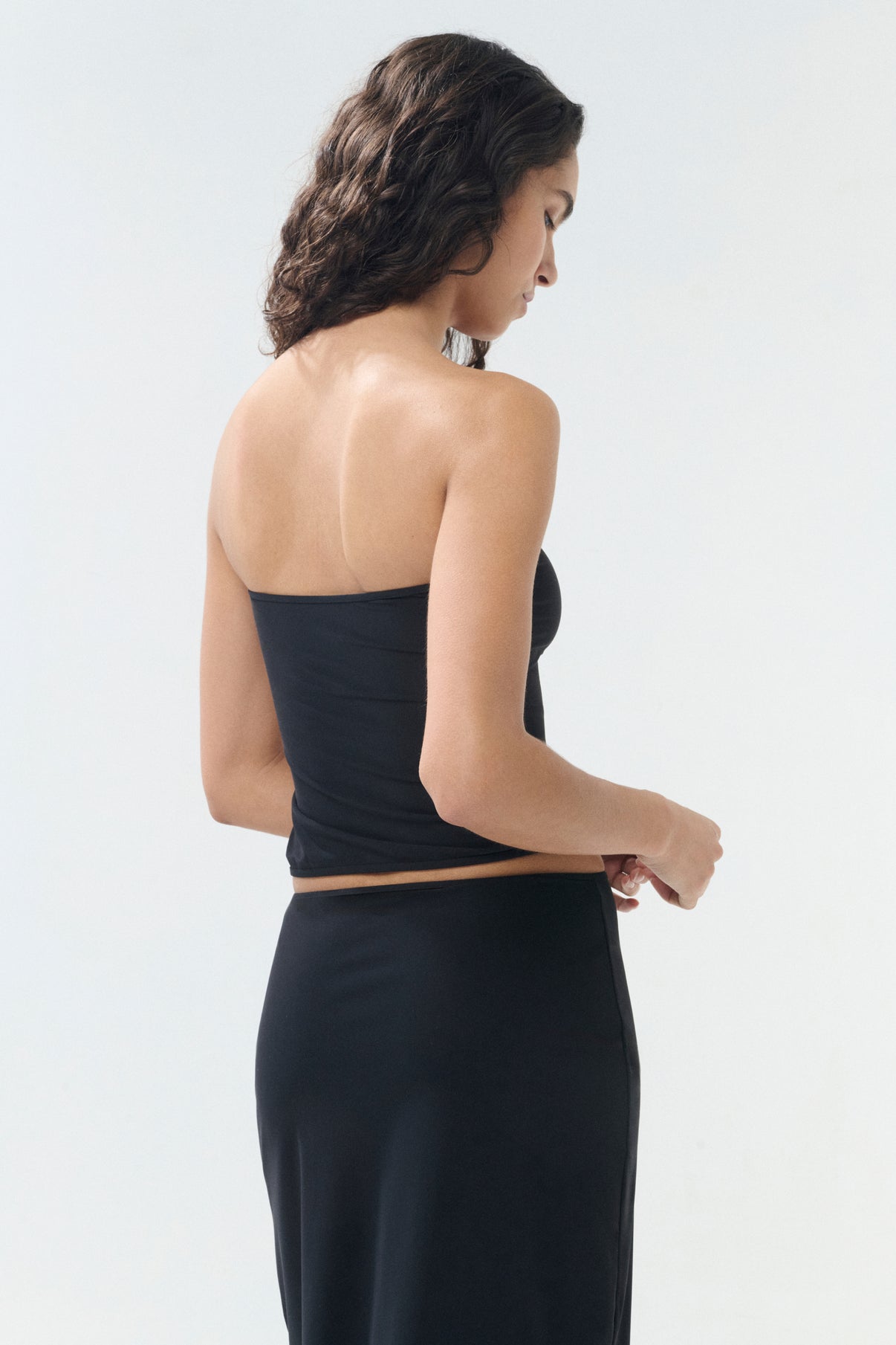 Top Il top bandeau - Noir/Marron - Femme vue 2