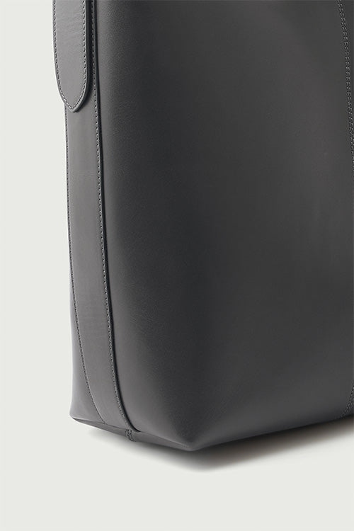 Sac Saudade - Acier/Chocolat - Cuir - Femme